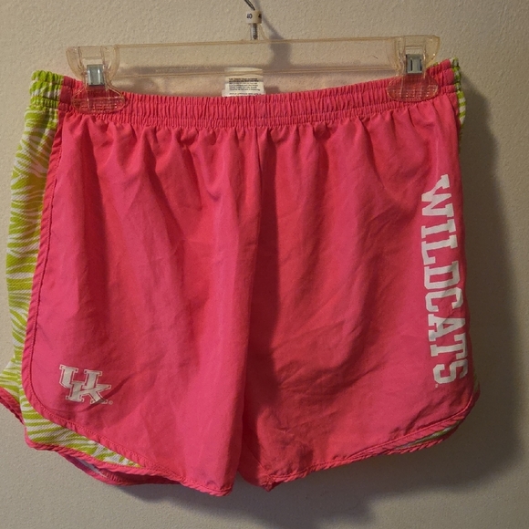 Pink Women's Athletic Shorts - Picture 1 of 1